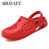 Vīriešu sieviešu čības Unisex sandales slidkalniņi elpojoši dārza koka tupeles ikdienišķs pāris pludmales sandales čības Bezmaksas piegāde 36-49 izmērs