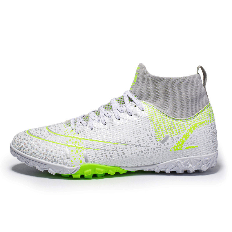 Férfi futballcipők kültéri csúszásmentes TF kényelmes, magas bokával női tornacipők futball edzőmeccs gyerekek fiúk futballcipők