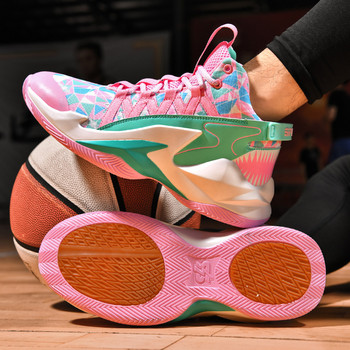 Професионални мъжки ретро баскетболни обувки Спортни обувки за момче, удобни баскетболни маратонки Ежедневни спортни обувки за тенис