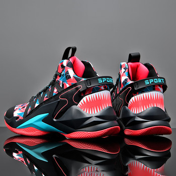 Професионални мъжки ретро баскетболни обувки Спортни обувки за момче, удобни баскетболни маратонки Ежедневни спортни обувки за тенис