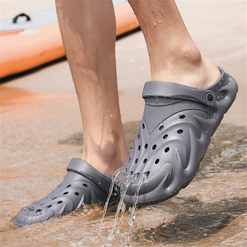 Камуфляжни сандали за открито Мъжки бързосъхнещи плажни обувки за водни спортове Мъжки дишащи летни чехли Противоплъзгащи се спортни сандали за газене