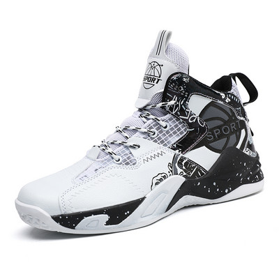 Kvaliteetsed meeste korvpallitossud kulumiskindlad treeningspordijalatsid Mugavad kõrge ülaosaga naiste korvpallijalatsid 36-46