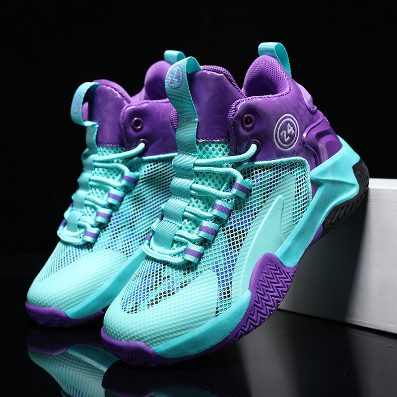 Suurused 31-40 Laste korvpallijalatsid poistele Spordijalatsid hingavad libisemiskindlad tüdrukud Kvaliteetsed korvpallispordijalatsid lastele