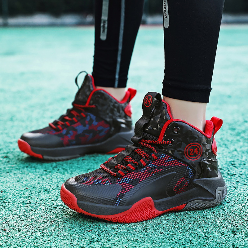 Suurused 31-40 Laste korvpallijalatsid poistele Spordijalatsid hingavad libisemiskindlad tüdrukud Kvaliteetsed korvpallispordijalatsid lastele