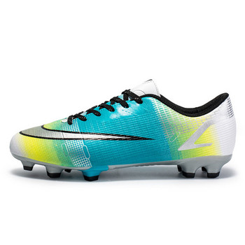 Νέες ανδρικές μπότες ποδοσφαίρου Long Spikes Lace-up AG Αθλητικά παπούτσια προπόνησης ποδοσφαίρου εξωτερικού χώρου με χόρτο Γυναικεία Παιδικά παπούτσια ποδοσφαίρου Μέγεθος 34-45