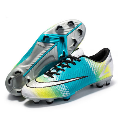 Νέες ανδρικές μπότες ποδοσφαίρου Long Spikes Lace-up AG Αθλητικά παπούτσια προπόνησης ποδοσφαίρου εξωτερικού χώρου με χόρτο Γυναικεία Παιδικά παπούτσια ποδοσφαίρου Μέγεθος 34-45