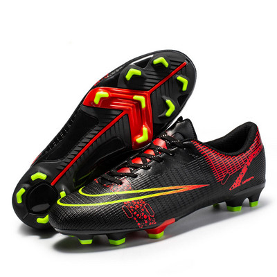 Νέες ανδρικές μπότες ποδοσφαίρου Long Spikes Lace-up AG Αθλητικά παπούτσια προπόνησης ποδοσφαίρου εξωτερικού χώρου με χόρτο Γυναικεία Παιδικά παπούτσια ποδοσφαίρου Μέγεθος 34-45