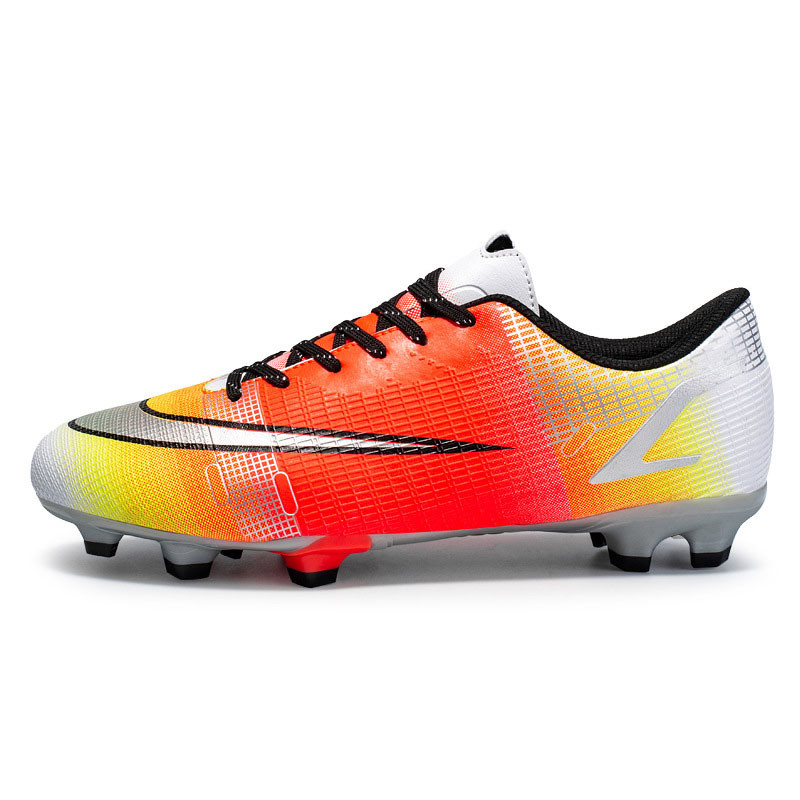 Νέες ανδρικές μπότες ποδοσφαίρου Long Spikes Lace-up AG Αθλητικά παπούτσια προπόνησης ποδοσφαίρου εξωτερικού χώρου με χόρτο Γυναικεία Παιδικά παπούτσια ποδοσφαίρου Μέγεθος 34-45