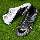 Meeste jalgpallijalatsid FG/TF kummist Mugavad libisemiskindlad Kvaliteetsed välijalgpalli treeningmatš Spordisaapad Naiste tossud