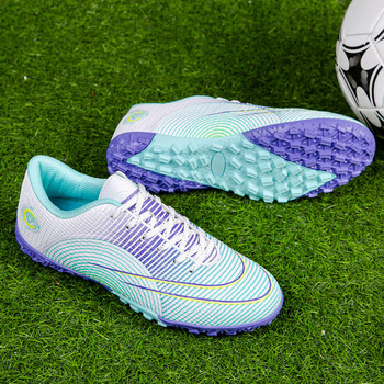 Мъжки футболни обувки Устойчиви на износване Дишащи висококачествени TF Спорт на открито Футболни тренировъчни маратонки Жени Дете chuteira