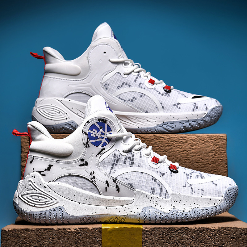 BOANXIL Unisex rugós robbanóhálós, légáteresztő, csúszásmentes tömör kosárlabdacipő csomag védelem kényelmes sportcipő