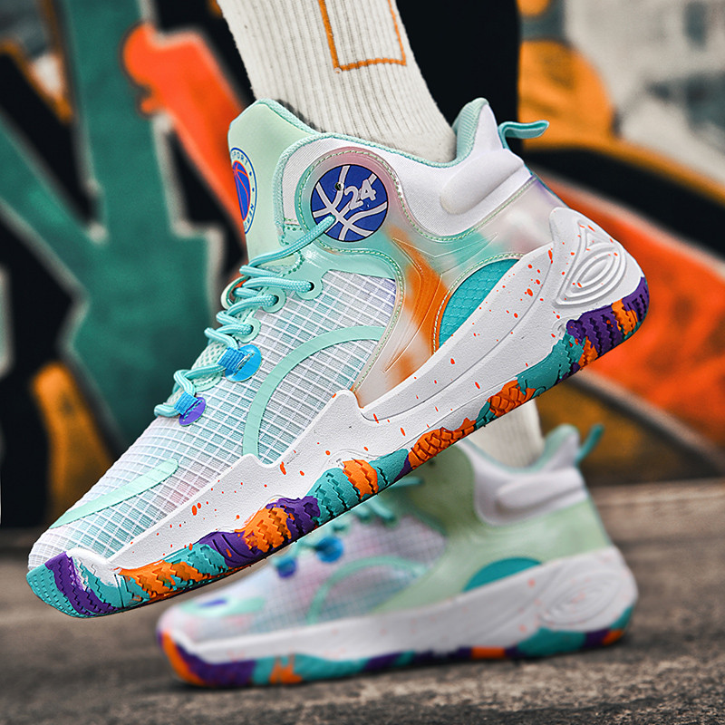 BOANXIL Unisex rugós robbanóhálós, légáteresztő, csúszásmentes tömör kosárlabdacipő csomag védelem kényelmes sportcipő