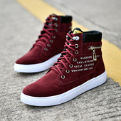 Karstā izpārdošana Vintage vīriešu sporta kurpes Modes sarkanas skeitborda apavi Vīriešu plakanās Ērtas audekla kedas Vīriešu lielizmērs 39-46