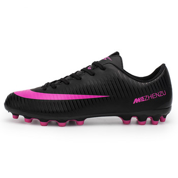 Най-новите мъжки футболни обувки AG Детски дълги шипове Удобни футболни тренировки на открито на трева Спортни мачове Дамски футболни обувки