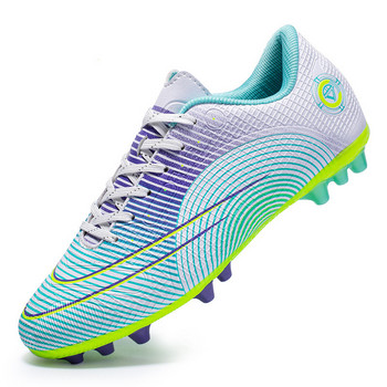 2022 Нови футболни обувки AG/SG Дишащи бутове Унисекс Открит мач на трева Футболни тренировки Спортни обувки Жени Мъжки маратонки