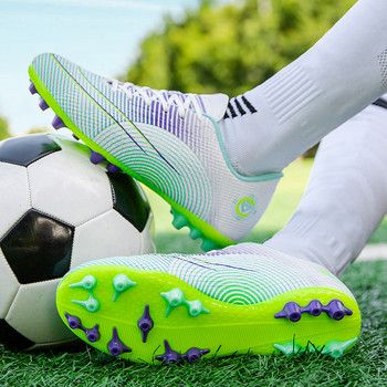 2022 Νέα μποτάκια ποδοσφαίρου AG/SG Αναπνεύσιμα σχαράκια Unisex Outdoor Grass match ποδόσφαιρο προπόνηση Αθλητικά παπούτσια Γυναικεία ανδρικά αθλητικά παπούτσια