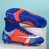 2022-es márka Fashion futballcipők férfi női légáteresztő zoknik Professzionális tornacipők Futball Férfi Hosszú tüskés Futsal Cipők Edzőcipők