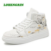 Hiina stiilis lauajalatsid Mehed Naised Vulcanize Kingad Platvorm Tossud Tüdrukud Vabaajalised rulajalatsid lamedad Rulakingad grafit