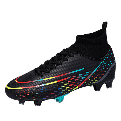 Jauns dizains Modes Futbola Zābaki Vīriešu Elpojošas Zeķes Kurpes Soocer Piespraudes Vīriešu Zāle Garas Smailes Futzāla kedas Botas De Futbol