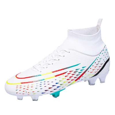 Jauns dizains Modes Futbola Zābaki Vīriešu Elpojošas Zeķes Kurpes Soocer Piespraudes Vīriešu Zāle Garas Smailes Futzāla kedas Botas De Futbol