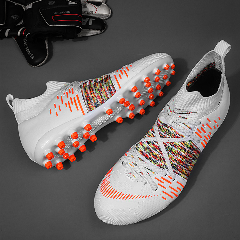 Vīriešu augstas augšdaļas futbola apavi Chuteira Society FG/TF futbola zābaki, neslīdoši āra treniņi, zāliena futbola sporta apavi Futbola apavi