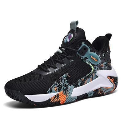 BOANXIL Fly Austi Elpojoši Ērti Sporta Apavi Pretslīdes gumijas zole Basketbola apavi Īstas cīņas treniņu vīriešu apavi