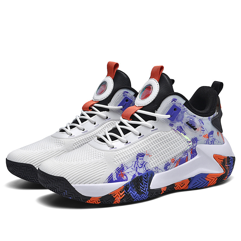 BOANXIL Fly Austi Elpojoši Ērti Sporta Apavi Pretslīdes gumijas zole Basketbola apavi Īstas cīņas treniņu vīriešu apavi