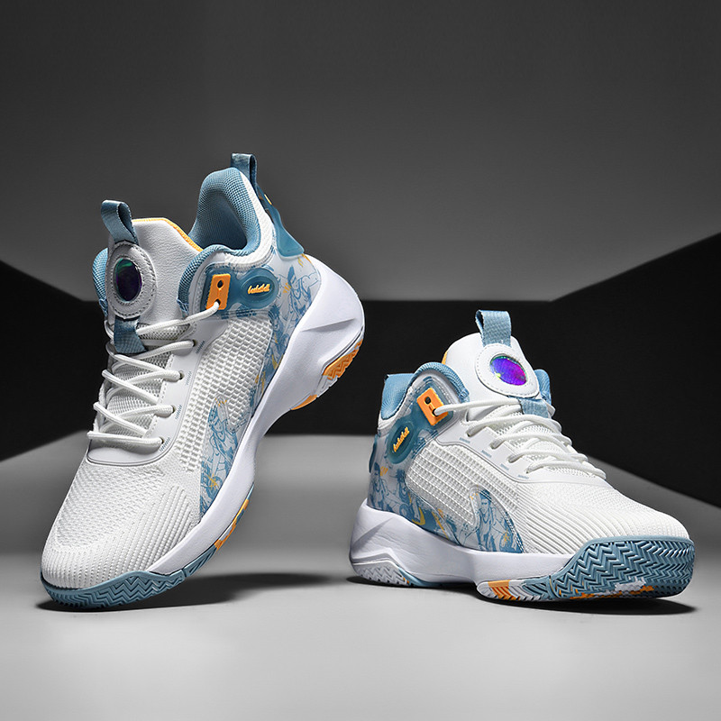 BOANXIL Fly Austi Elpojoši Ērti Sporta Apavi Pretslīdes gumijas zole Basketbola apavi Īstas cīņas treniņu vīriešu apavi