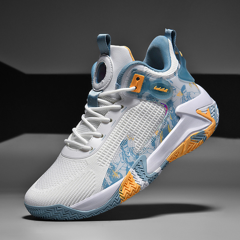 BOANXIL Fly Austi Elpojoši Ērti Sporta Apavi Pretslīdes gumijas zole Basketbola apavi Īstas cīņas treniņu vīriešu apavi