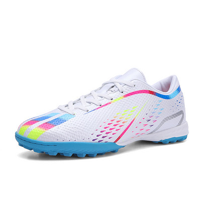 Futbolo bateliai draugijos Vyriški užsegami futbolo batai TF/AG Treniruotės Futsal Batai Berniukai Chuteira de Campo Sportiniai Turf Futbolo Sneakers