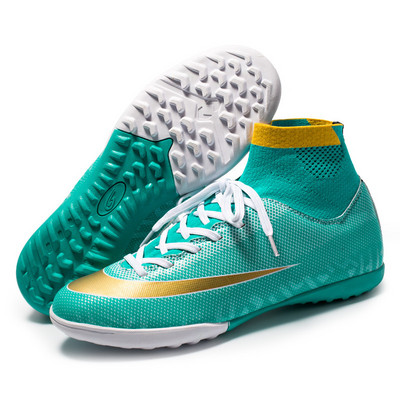 Υψηλής ποιότητας επαγγελματικά μποτάκια ποδοσφαίρου Ανδρικά Γυναικεία Ψηλή εμφάνιση Spikes Παπούτσια ποδοσφαίρου Ανδρικά ελαφριά αθλητικά παπούτσια ποδοσφαίρου botas de futbol