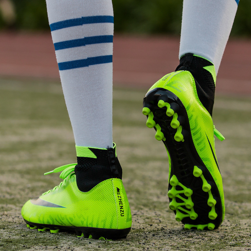 Υψηλής ποιότητας επαγγελματικά μποτάκια ποδοσφαίρου Ανδρικά Γυναικεία Ψηλή εμφάνιση Spikes Παπούτσια ποδοσφαίρου Ανδρικά ελαφριά αθλητικά παπούτσια ποδοσφαίρου botas de futbol