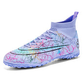 Vyriški futbolo bateliai Originalūs TF/FG Krampon Field Grass Sneakers Neslystantys Futsal Treniruotės Vaikų Chuteira Society futbolo batai