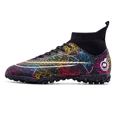 Vyriški futbolo bateliai Originalūs TF/FG Krampon Field Grass Sneakers Neslystantys Futsal Treniruotės Vaikų Chuteira Society futbolo batai