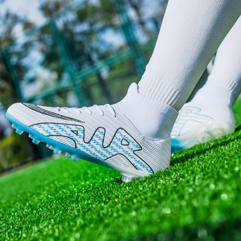 Παιδικές κάλτσες εξωτερικού χώρου Μπότες ποδοσφαίρου Μακριές αιχμές Ανδρικά γυναικεία παπούτσια ποδοσφαίρου με κορδόνια Ανδρικά παπούτσια ποδοσφαίρου botas de fútbol