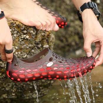 Маратонки Летни леки мъжки плажни сандали Дишащи удобни водни обувки Ежедневни чехли с приплъзване Меки, устойчиви на износване