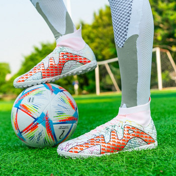 Мъжки футболни обувки Спортни тренировъчни футболни обувки TF/FG Демпфиращи футболни бутли Обувки Детски маратонки за футзал Zapatos De Futbol