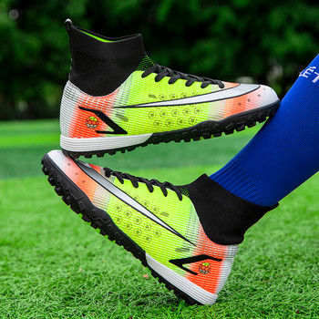 Ανδρικά παπούτσια ποδοσφαίρου Επαγγελματική προπόνηση FG/AG Krampon μπότες ποδοσφαίρου Futsal αθλητικά παπούτσια παιδικά Chuteira De Campo Turf