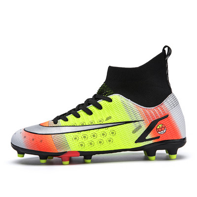 Vīriešu futbola apavi Profesionāli treniņi FG/AG Krampon Futbola zābaki Futsal Sporta apavi bērniem Chuteira De Campo Turf Futbola apavi