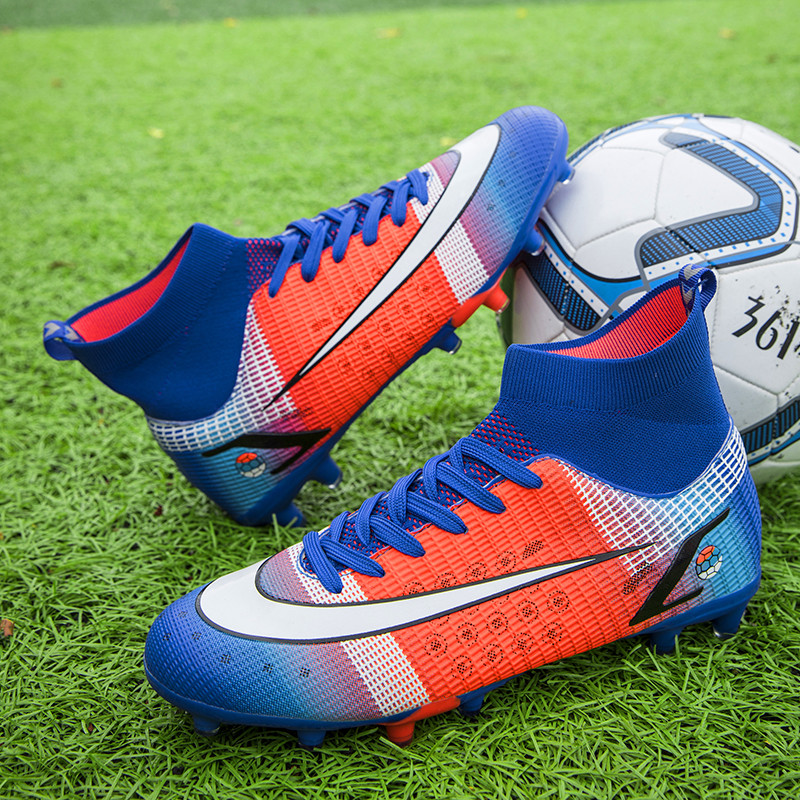 Vīriešu futbola apavi Profesionāli treniņi FG/AG Krampon Futbola zābaki Futsal Sporta apavi bērniem Chuteira De Campo Turf Futbola apavi