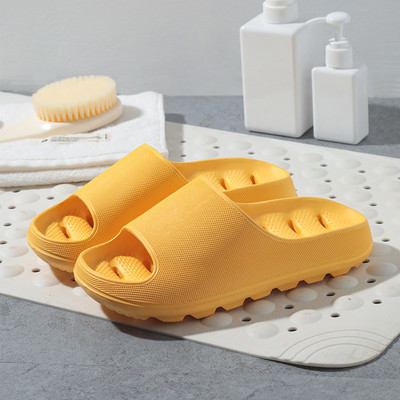 ThickerHome Couples Slaidi Dobi Bieza Zole Mīkstas Iekštelpu čības Vīriešiem Sievietēm Pretslīdes Sandales Vasaras Vannas istabas Vannas Platformas Kurpes