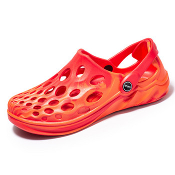 Леки гумени сандали Мъжки летни дишащи чехли Дамски противоплъзгащи плажни обувки Регулируеми външни сандали за река