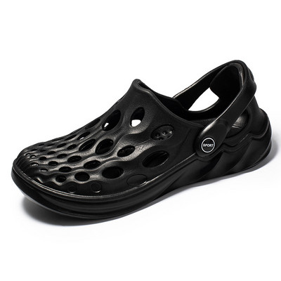 Könnyű gumiszandál férfi nyári légáteresztő papucs női csúszásgátló strandcipő állítható kültéri gázlószandál folyóhoz