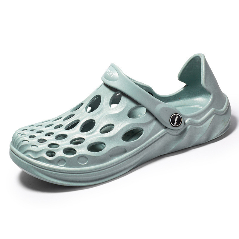 Könnyű gumiszandál férfi nyári légáteresztő papucs női csúszásgátló strandcipő állítható kültéri gázlószandál folyóhoz