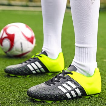 Детски футболни обувки Society Kids Slip-on Football Boots Training Futsal Shoes Boys Sports Chuteira Campo Turf Soccer Sneakers