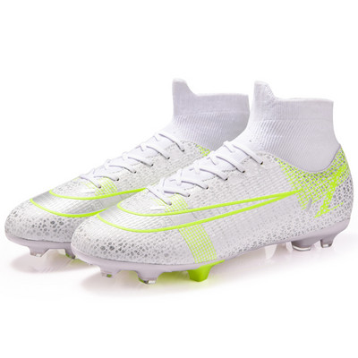 Elpojoši futbola zābaki Vīriešu Profesionālās biedrības Futbola Apavi Skavas FG/TF Neslīdošas sporta kedas Futsal chuteiras Society