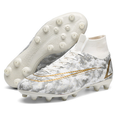 Elpojoši futbola zābaki Vīriešu Profesionālās biedrības Futbola Apavi Skavas FG/TF Neslīdošas sporta kedas Futsal chuteiras Society