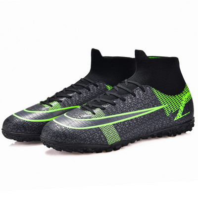 Elpojoši futbola zābaki Vīriešu Profesionālās biedrības Futbola Apavi Skavas FG/TF Neslīdošas sporta kedas Futsal chuteiras Society