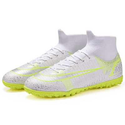 Elpojoši futbola zābaki Vīriešu Profesionālās biedrības Futbola Apavi Skavas FG/TF Neslīdošas sporta kedas Futsal chuteiras Society