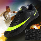 Bērnu futbola apavi biedrība TF/FG Futbola zābaki Vīriešu skavas Apavi Futzāla kedas Āra sporta treniņi Futbola apavi